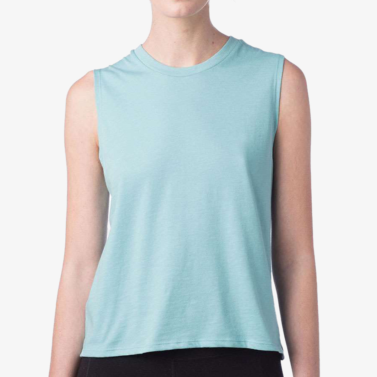 1174 Jersey Go-To Crop Muscle Tank