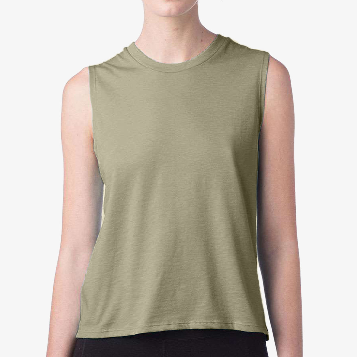 1174 Jersey Go-To Crop Muscle Tank