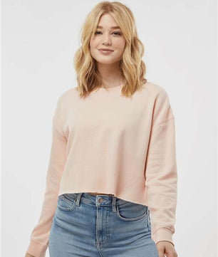 Women's Lightweight Crop Crewneck Sweatshirt