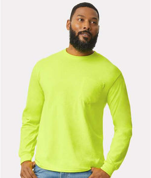 Ultra Cotton® Long Sleeve Pocket T-Shirt