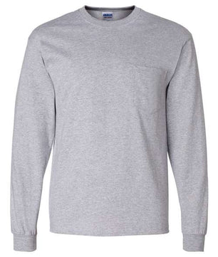 Ultra Cotton® Long Sleeve Pocket T-Shirt