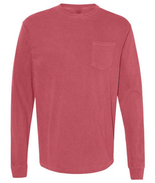 Garment-Dyed Heavyweight Long Sleeve Pocket T-Shirt