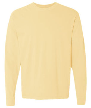 Garment-Dyed Heavyweight Long Sleeve T-Shirt