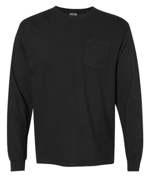 Garment-Dyed Heavyweight Long Sleeve Pocket T-Shirt