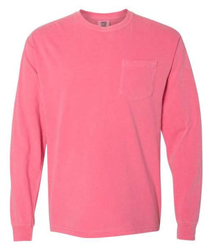 Garment-Dyed Heavyweight Long Sleeve Pocket T-Shirt
