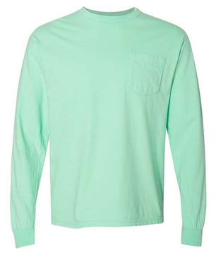 Garment-Dyed Heavyweight Long Sleeve Pocket T-Shirt
