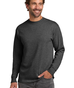 Hanes ®  Beefy-T ®  -  100% Cotton Long Sleeve T-Shirt.  5186