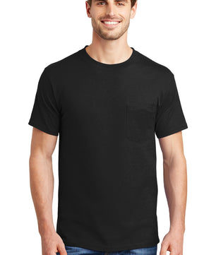 Hanes ®  Beefy-T ®  - 100% Cotton T-Shirt with Pocket. 5190