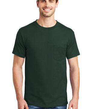 Hanes ®  Beefy-T ®  - 100% Cotton T-Shirt with Pocket. 5190