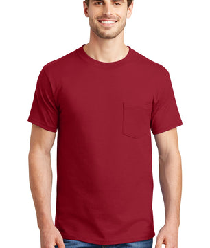 Hanes ®  Beefy-T ®  - 100% Cotton T-Shirt with Pocket. 5190