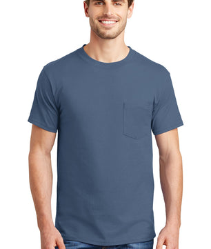 Hanes ®  Beefy-T ®  - 100% Cotton T-Shirt with Pocket. 5190