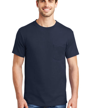Hanes ®  Beefy-T ®  - 100% Cotton T-Shirt with Pocket. 5190
