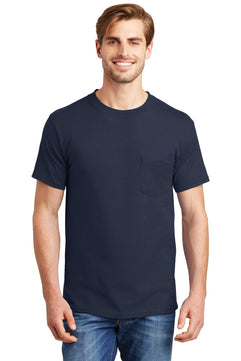 Hanes ®  Beefy-T ®  - 100% Cotton T-Shirt with Pocket. 5190