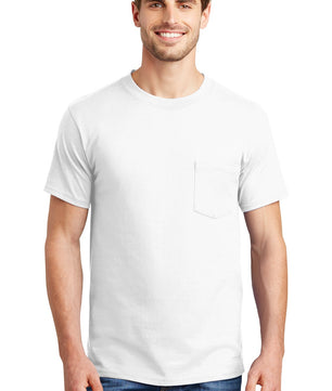 Hanes ®  Beefy-T ®  - 100% Cotton T-Shirt with Pocket. 5190