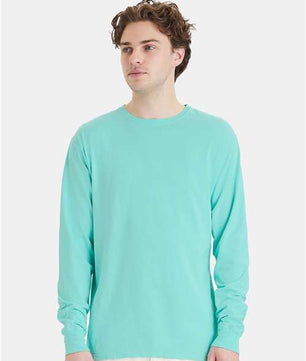 Garment-Dyed Long Sleeve T-Shirt