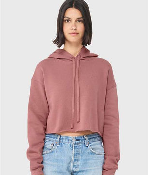 Women's Crop Fleece Hoodie