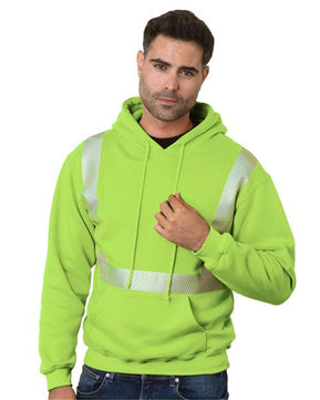 USA-Made High Visibility Hooded Sweatshirt