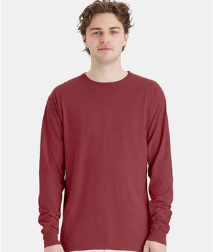 Garment-Dyed Long Sleeve T-Shirt