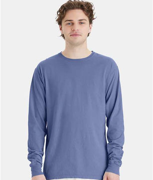 Garment-Dyed Long Sleeve T-Shirt