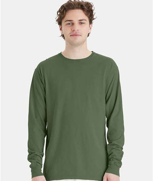 Garment-Dyed Long Sleeve T-Shirt