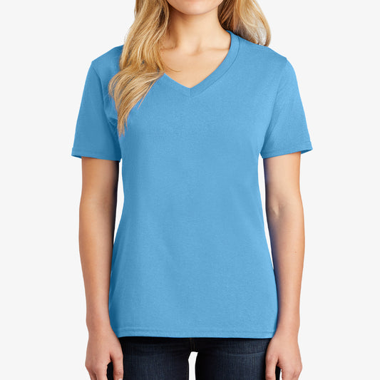 Women Core Cotton V-Neck Tee