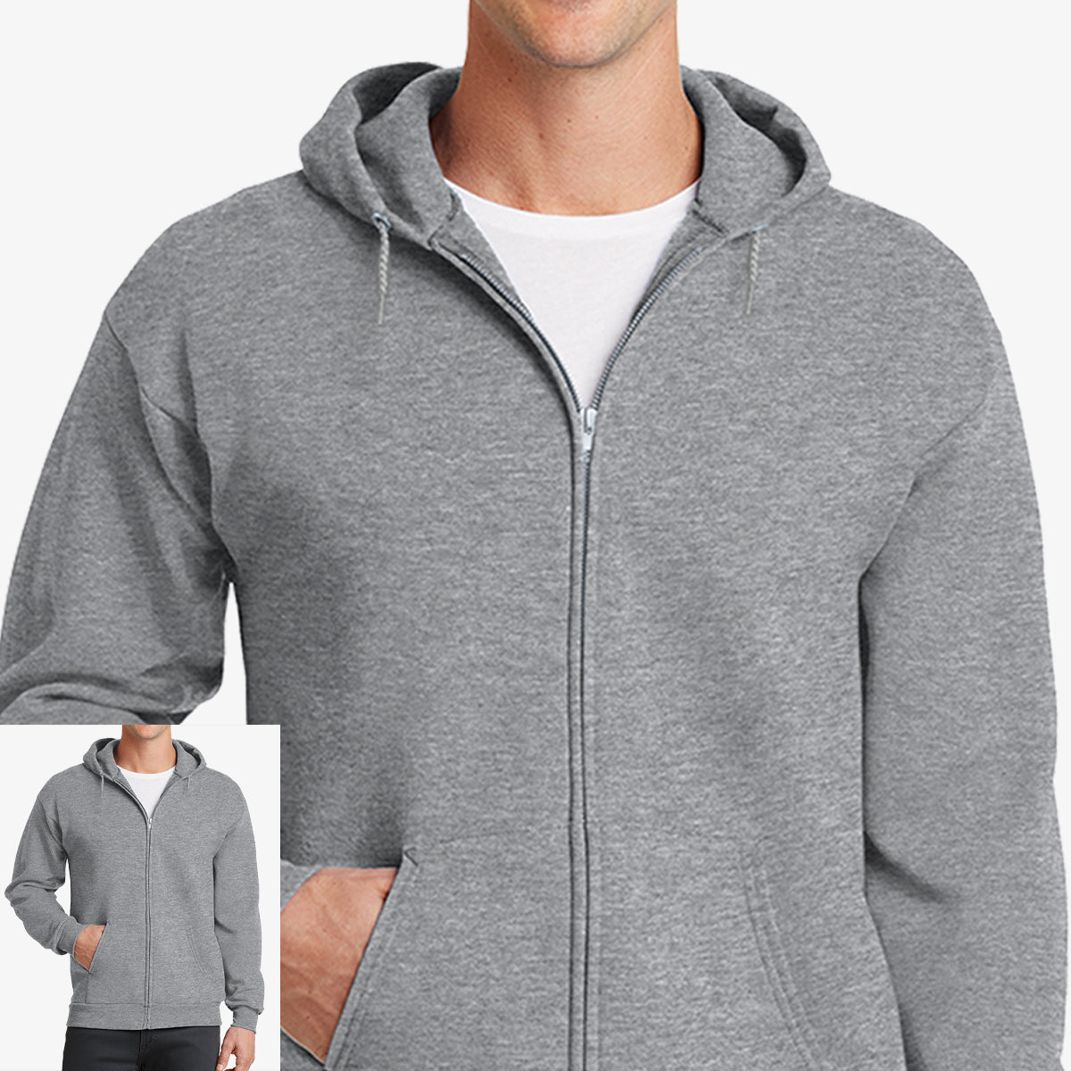 Men Zip Hoodie