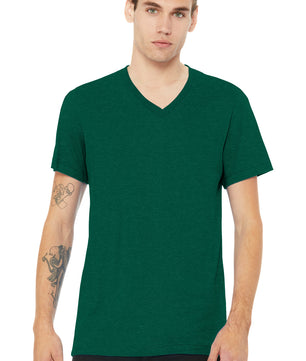 BELLA+CANVAS ®  Unisex Heather CVC V-Neck Tee BC3005CVC