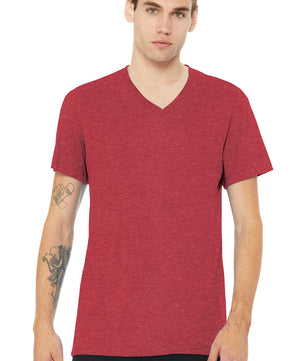 BELLA+CANVAS ®  Unisex Heather CVC V-Neck Tee BC3005CVC