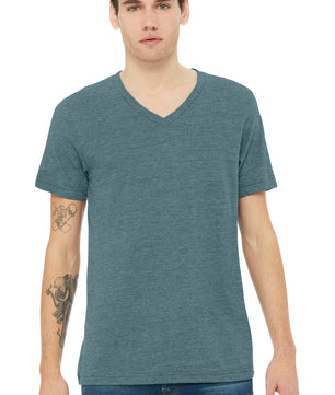 BELLA+CANVAS ®  Unisex Heather CVC V-Neck Tee BC3005CVC