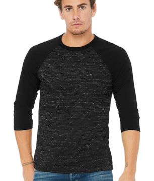 BELLA+CANVAS  ®  Unisex 3/4-Sleeve Baseball Tee. BC3200