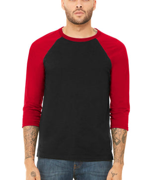 BELLA+CANVAS  ®  Unisex 3/4-Sleeve Baseball Tee. BC3200