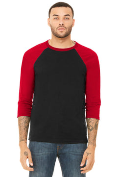 BELLA+CANVAS  ®  Unisex 3/4-Sleeve Baseball Tee. BC3200