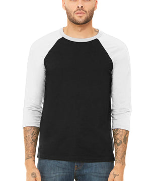 BELLA+CANVAS  ®  Unisex 3/4-Sleeve Baseball Tee. BC3200