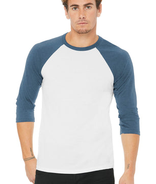 BELLA+CANVAS  ®  Unisex 3/4-Sleeve Baseball Tee. BC3200