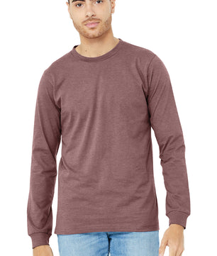 BELLA+CANVAS ®  Unisex Heather CVC Long Sleeve Tee BC3501CVC