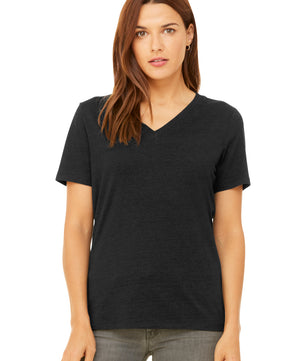 BELLA+CANVAS ®  Women's Relaxed Heather CVC V-Neck Tee BC6405CVC