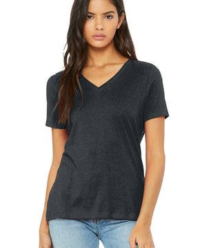 BELLA+CANVAS ®  Women's Relaxed Heather CVC V-Neck Tee BC6405CVC