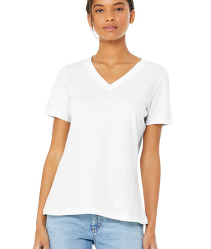 BELLA+CANVAS  ®  Women's Relaxed Jersey Short Sleeve V-Neck Tee. BC6405