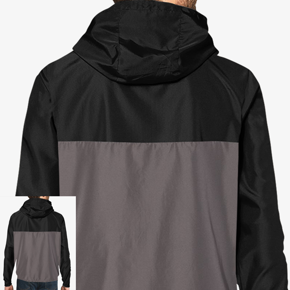 Men Windbreaker Full-Zip Jacket