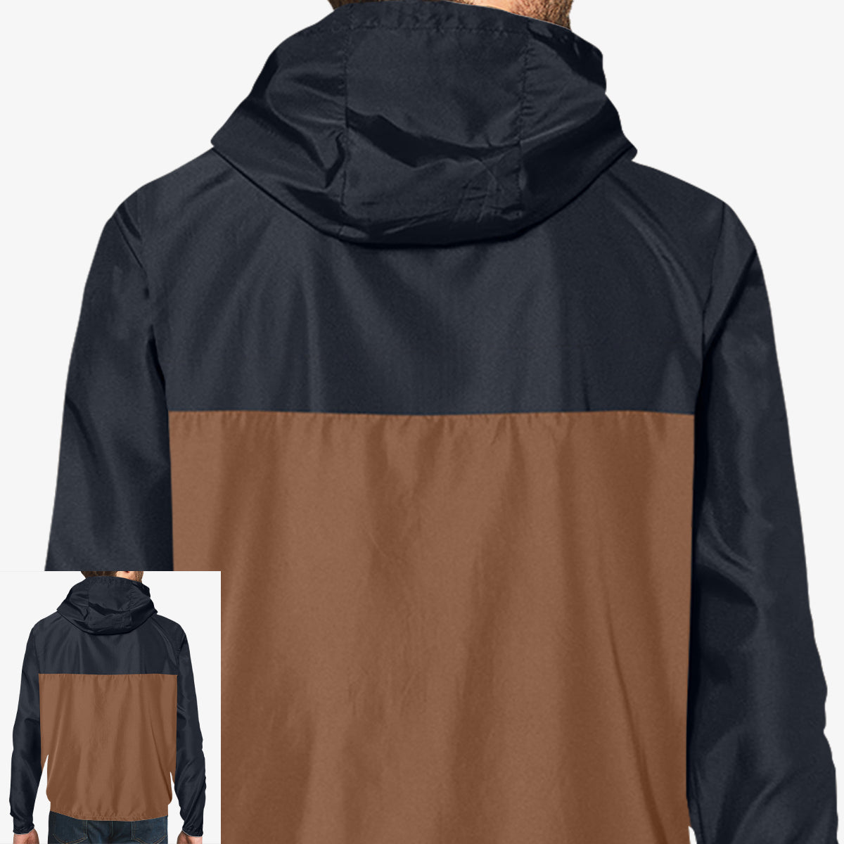 Men Windbreaker Full-Zip Jacket