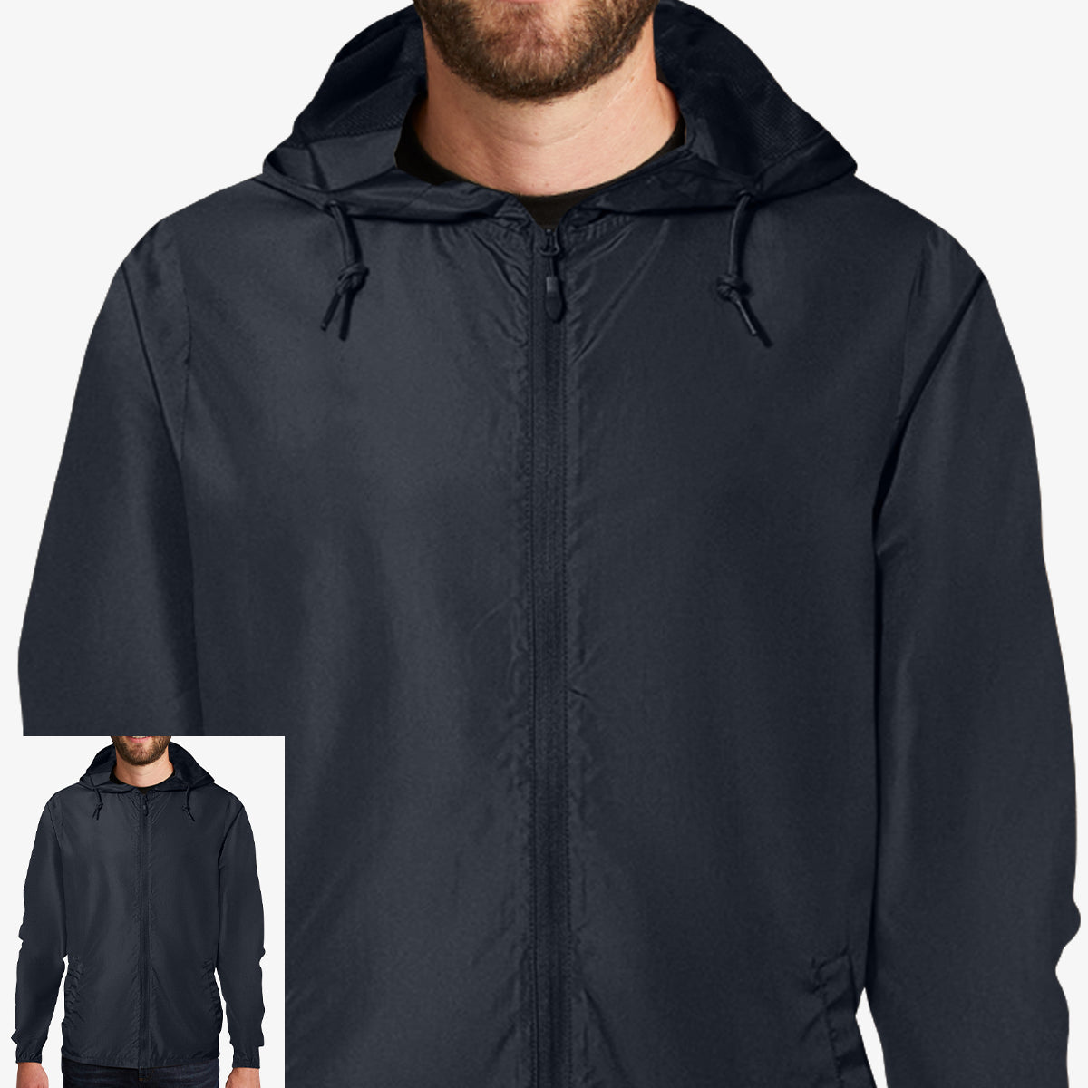 Men Windbreaker Full-Zip Jacket