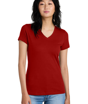 District ®  - Women's Perfect Weight ®  V-Neck Tee. DM1170L