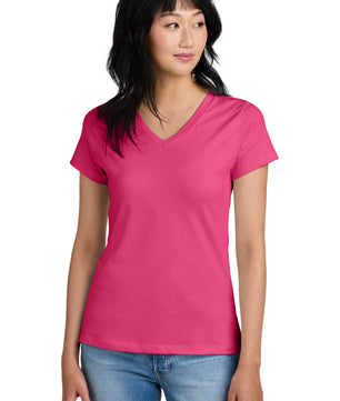 District ®  - Women's Perfect Weight ®  V-Neck Tee. DM1170L
