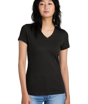 District ®  - Women's Perfect Weight ®  V-Neck Tee. DM1170L