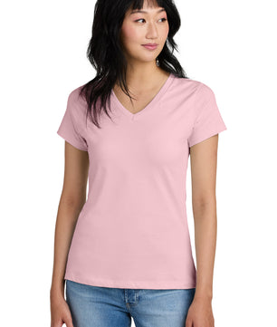District ®  - Women's Perfect Weight ®  V-Neck Tee. DM1170L