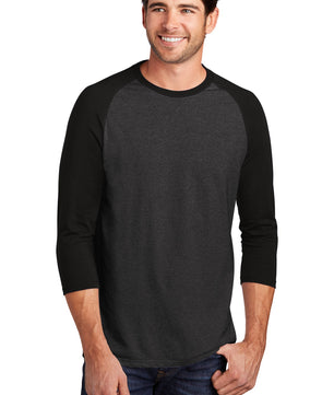 District  ®  Perfect Tri ®  3/4-Sleeve Raglan. DM136