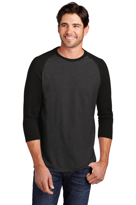 District  ®  Perfect Tri ®  3/4-Sleeve Raglan. DM136