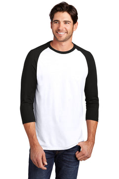 District  ®  Perfect Tri ®  3/4-Sleeve Raglan. DM136