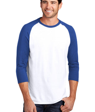 District  ®  Perfect Tri ®  3/4-Sleeve Raglan. DM136
