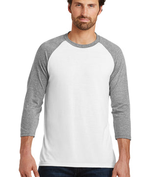 District  ®  Perfect Tri ®  3/4-Sleeve Raglan. DM136